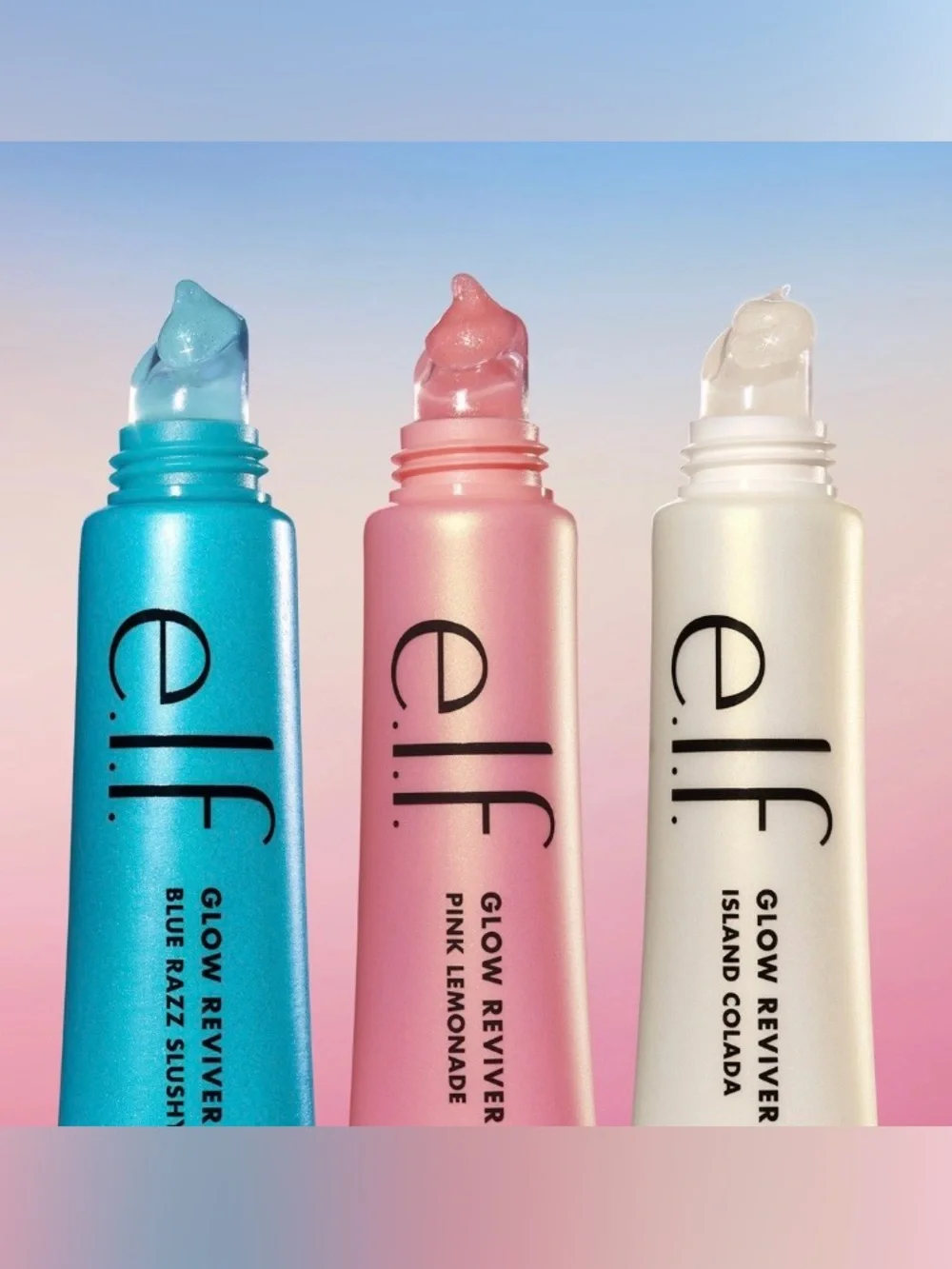 ELF Lip Balm Glow Reviver Melting Lip Balm Limited Edition Shimmer Bundle of 6